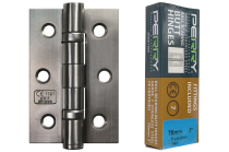 3"STAINLESS STEEL BALL BEARING BUTT HINGE Pair Grade 7