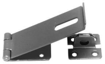 4 1/2" SAFETY HASP & STAPLE BLACK (PACK)