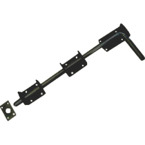 18" GARAGE DOOR BOLT BLACK (PACK)