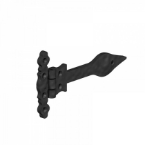 9" TEE HINGE ORNAMENTAL (PAIR) BLACK (PACK)