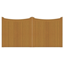 NS 3'W x 6'H LINCOLN SINGLE GATE UNTREATED SOFTWOOD