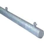 GATE POST 89mm DIA HANGNG GALV USE FOR ASHBOURNE/H.MESH GATES