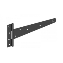 10" MEDIUM TEE HINGE (PAIR) BLACK (PACK)