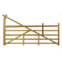 5'7"/3'7"H X 8'W BLENHEIM GATE IROKO HARDWOOD (MTO)