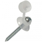 CORRUGATED ROOFING SCREW & CAP 2"x10g BZP PACK OF 10