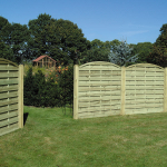 Image for Arched Horizontal Fence Panels