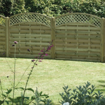 Arched Lattice Top Fence Panels