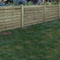 Flat-Top Horizontal Fence Panels