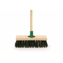 11" GREEN PVC BRUSH COMPLETE WITH HANDLE