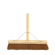 COCO 18" BROOM COMPLETE WITH HANDLE & STAY