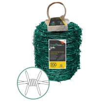 BARBED WIRE HT GREEN DRAGON 200m ROLL (ESTATE)