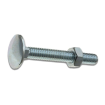 M10x100 CUP SQUARE HEX BOLTS BZP PACK of 50