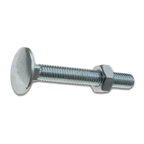 M10x200 CUP SQUARE HEX BOLT BZP BAG OF 2