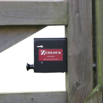 MULTI LEVER ZEDLOCK 70MM THROW FOR 75MM TIMBER GATES BLACK