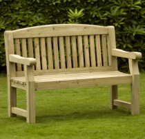 ATHOL BENCH 5FT - PLANED GREEN TREATED SOFTWOOD