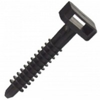 CABLE TIE PLUG BLACK PACK OF 10 *CLEARANCE*