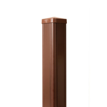LUPVC POST - 8' BROWN WITH METAL INSERT