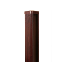 NS LUPVC POST - 8' ROSEWOOD WITH METAL INSERT