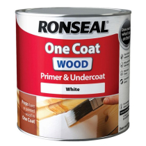 RONSEAL ONE COAT WOOD PRIMER & UNDERCOAT WHITE 2.5L