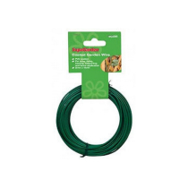 PVC COATED WIRE 2mm x 15m GREEN