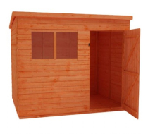 7' X 5' OVERLAP PENT SHED (BUDGET)