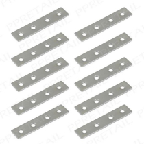 3" MENDING PLATE ZINC PLATED PACK OF 4 INCLUDES SCREWS
