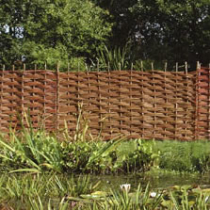 1.8M W x 0.9M H WILLOW FENCE PANEL/HURDLE*