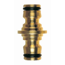 1/2" BRASS HOSE CONNECTOR DOUBLE MALE