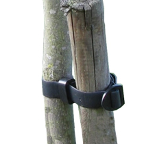 30cm HEAVY DUTY TREE TIE BLACK SOFT RUBBER